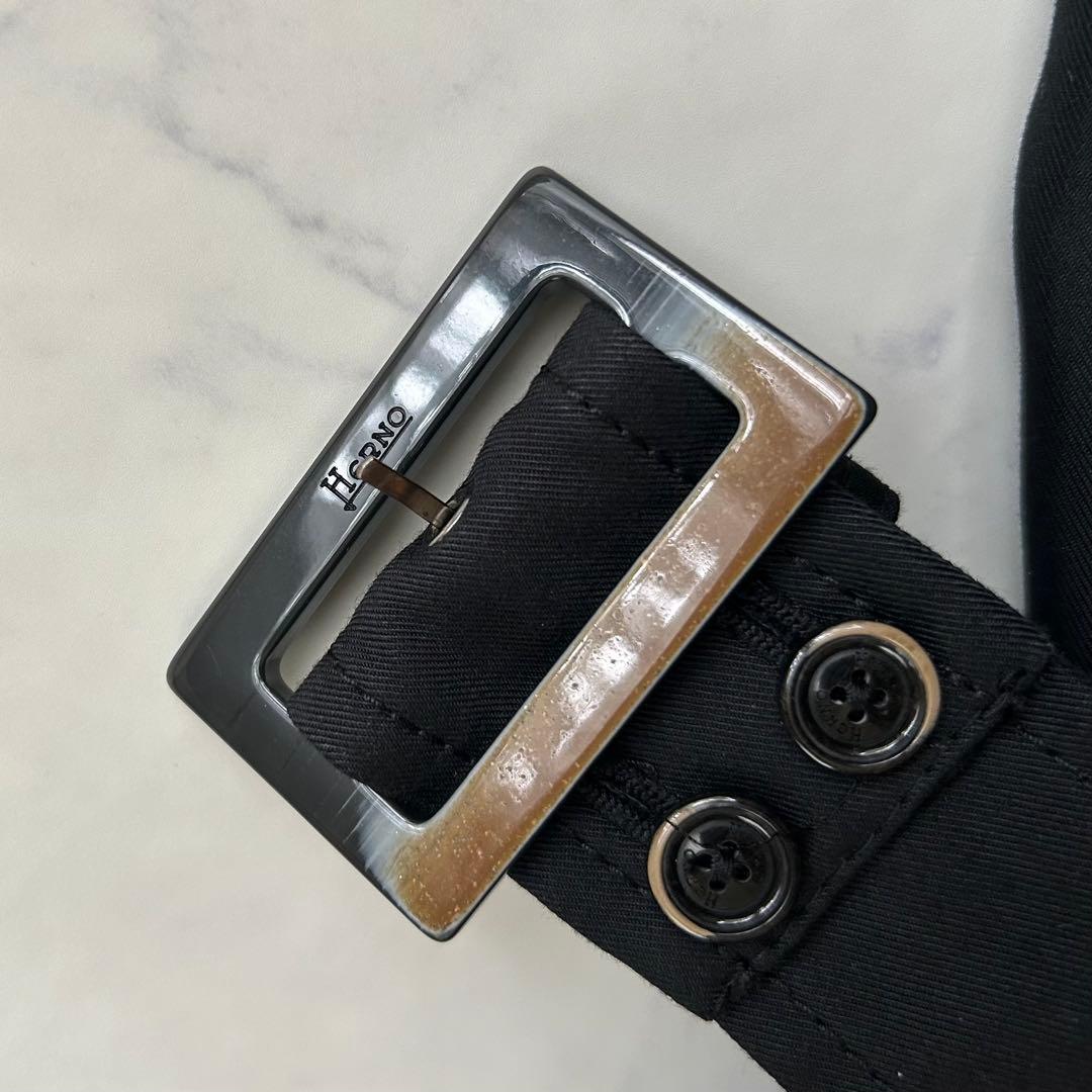 ヘルノ レインコレクション コート ベルト 近年モデル ブラック イタリア製