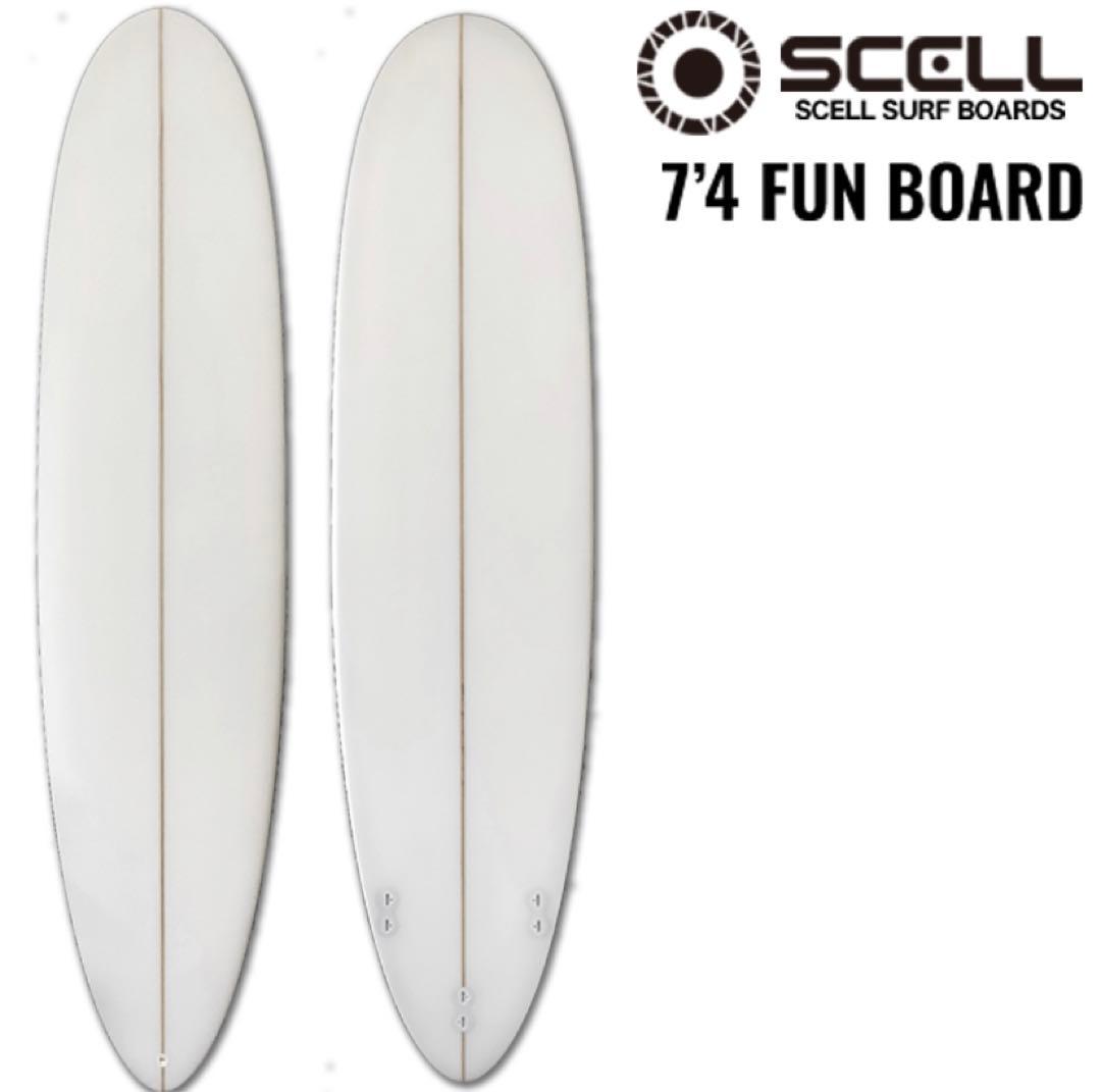 SCELL セル サーフィン サーフボード ファンボード 7'4