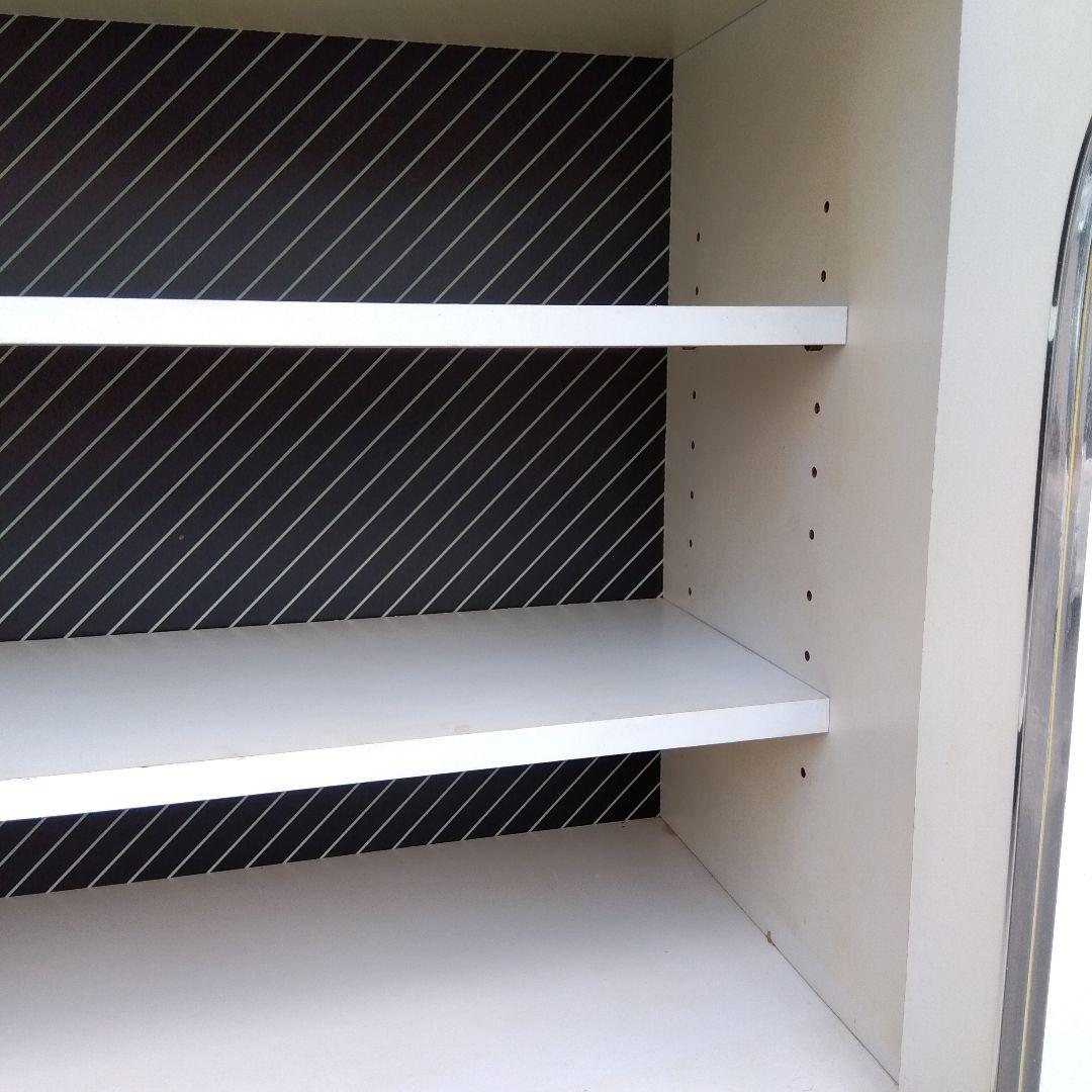 レトロポップ　食器棚　アーチ型　飾り棚