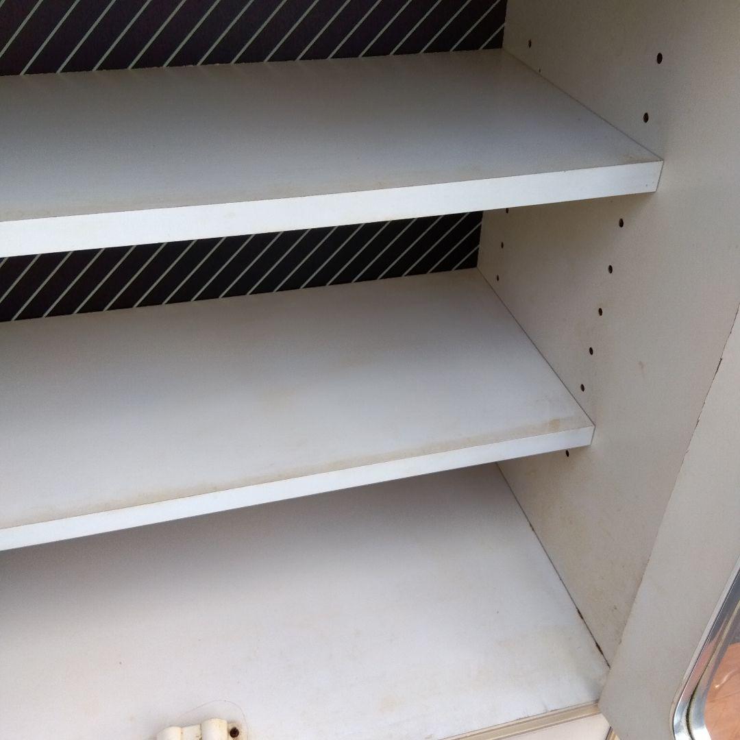 レトロポップ　食器棚　アーチ型　飾り棚