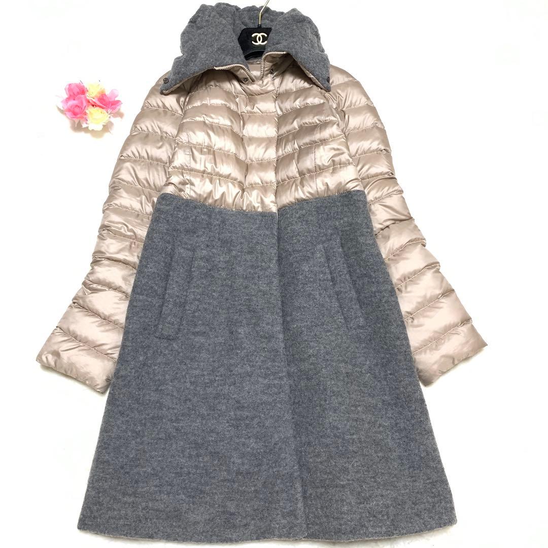 ★ レアコレクター様　マックスマーラ異素材ダウン❤︎ヴァージンウール❤︎ギャザーML