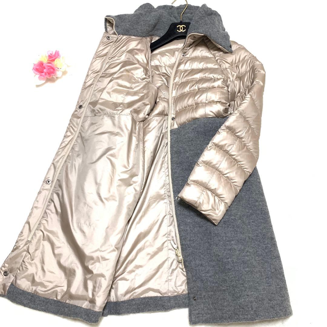 ★ レアコレクター様　マックスマーラ異素材ダウン❤︎ヴァージンウール❤︎ギャザーML