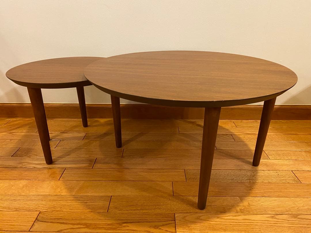 高野木工 バルーン センターテーブル リビングテーブル 69-2 ウォールナット