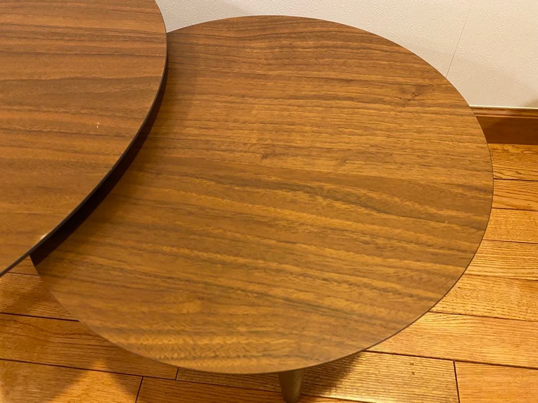 高野木工 バルーン センターテーブル リビングテーブル 69-2 ウォールナット