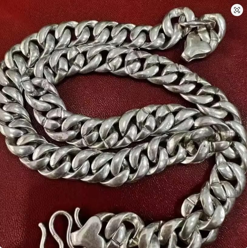 S925刻印 喜平ネックレス 約177g 重量級 ヴィンテージ メンズ　2