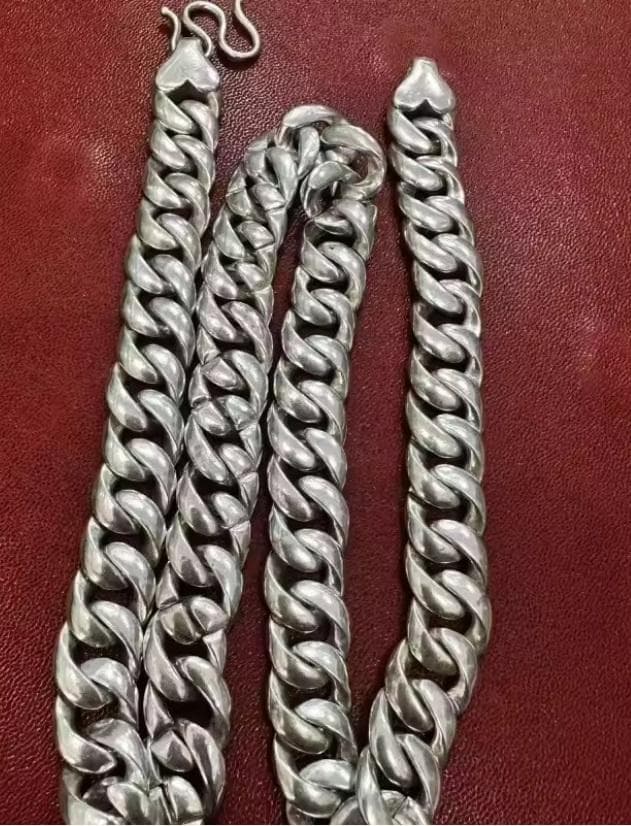 S925刻印 喜平ネックレス 約177g 重量級 ヴィンテージ メンズ　2