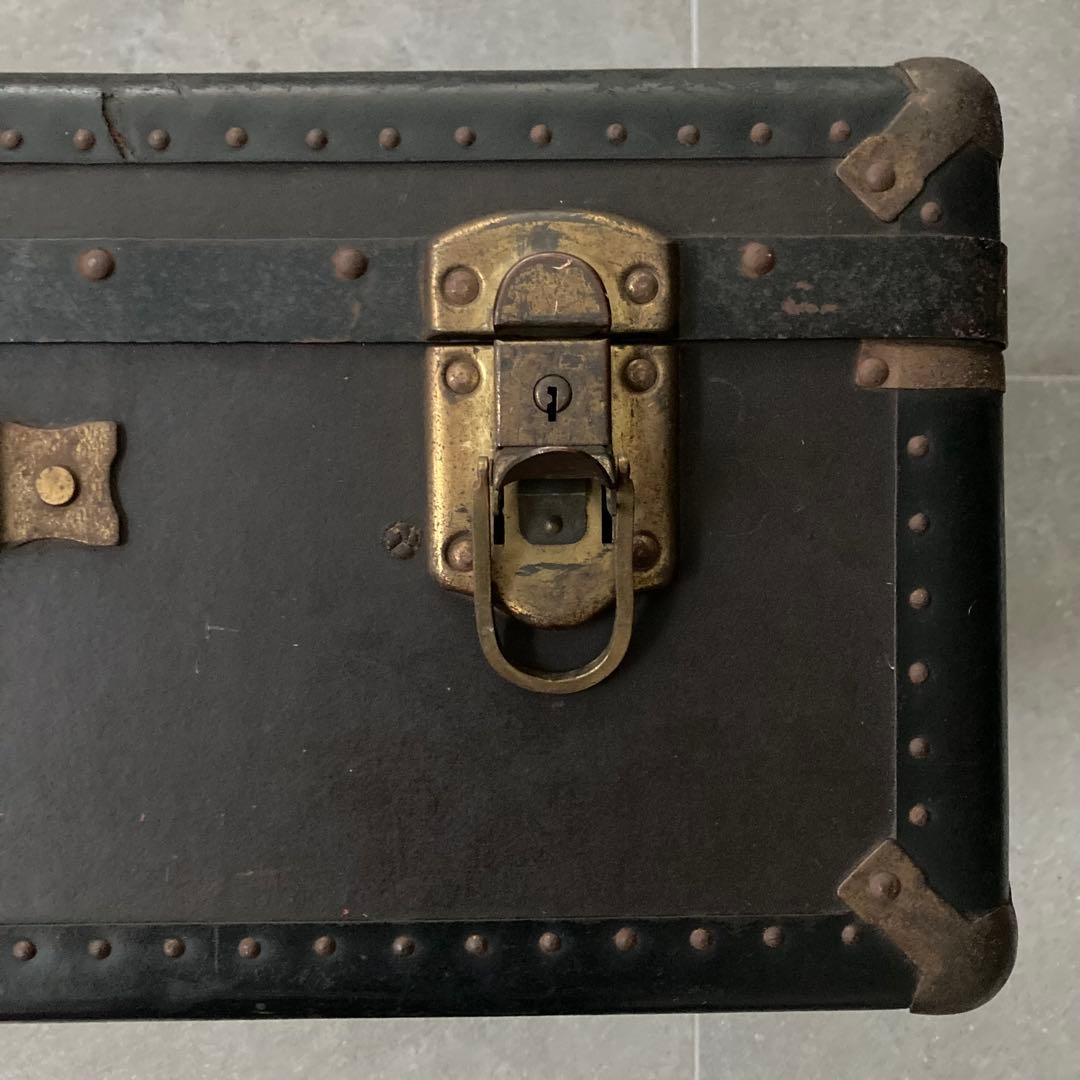 特大 ヴィンテージ トランクケース トランクバッグ 67cm×43cm 古道具⑦