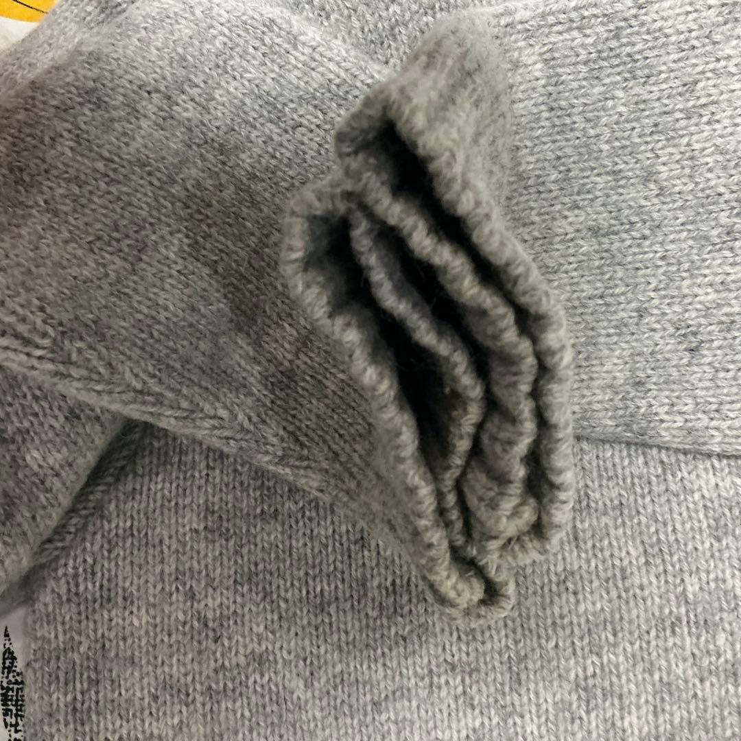 INVERALLAN ニットカーディガン　グレー　サイズ38