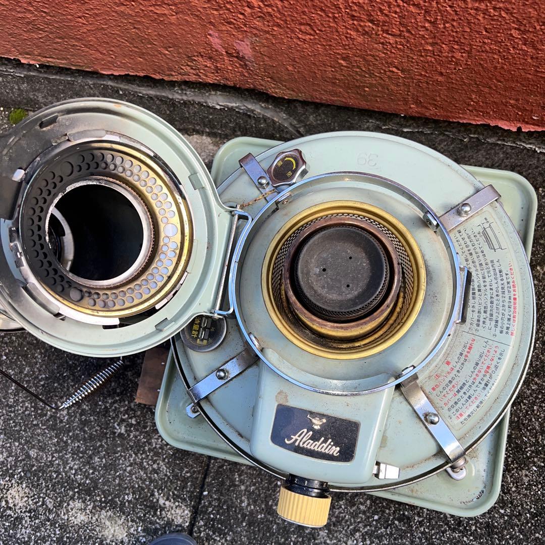 Aladdin ストーブ グリーン 使用感あり