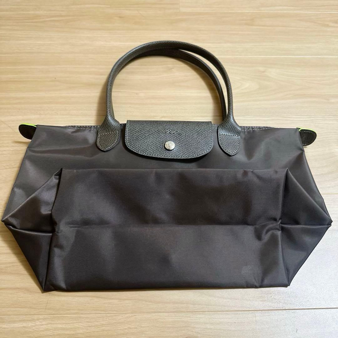 LONGCHAMP ル プリアージュ®グリーン ショルダーバッグ Mサイズ テラ