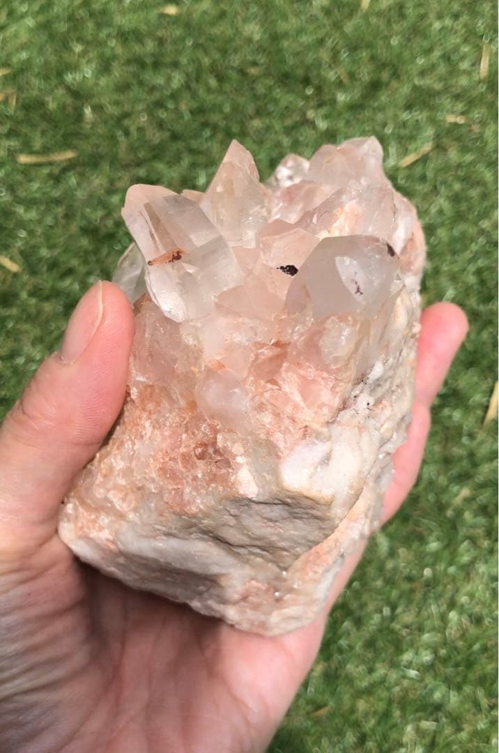 インド　マニカラン産　水晶　クラスター