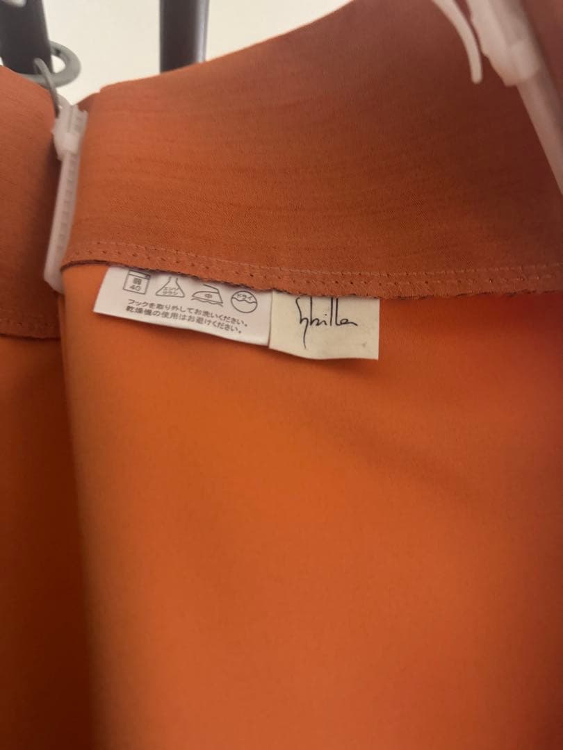 シビラ　オレンジカーテン サンゲツ　レースカーテン　2セット