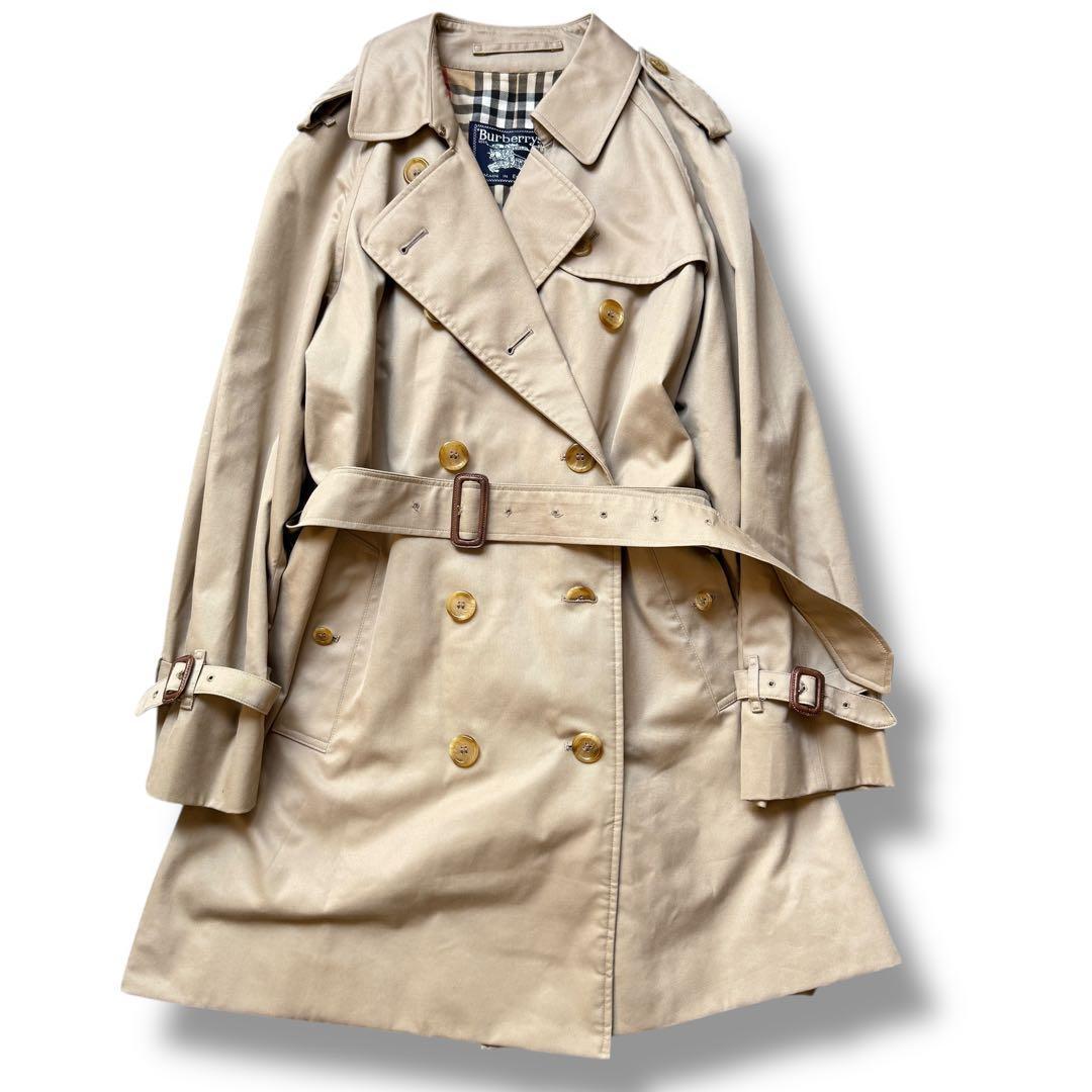 BURBERRY バーバリー トレンチコート ベージュ ノバチェック ベルト M