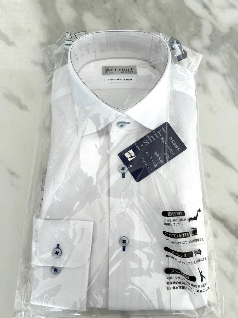 【又7】ワイシャツ　長袖　5枚セット　i-shirt ノーアイロン