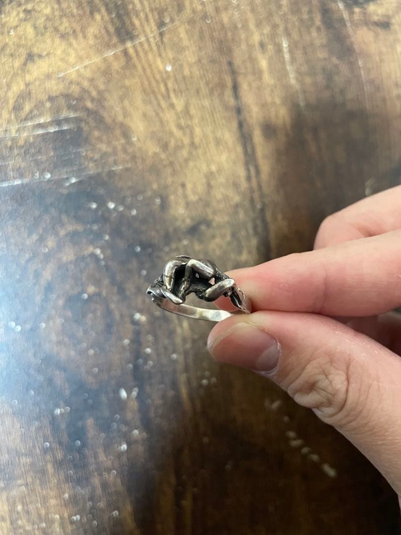 ヴィンテージ　SEX リング　シルバー925