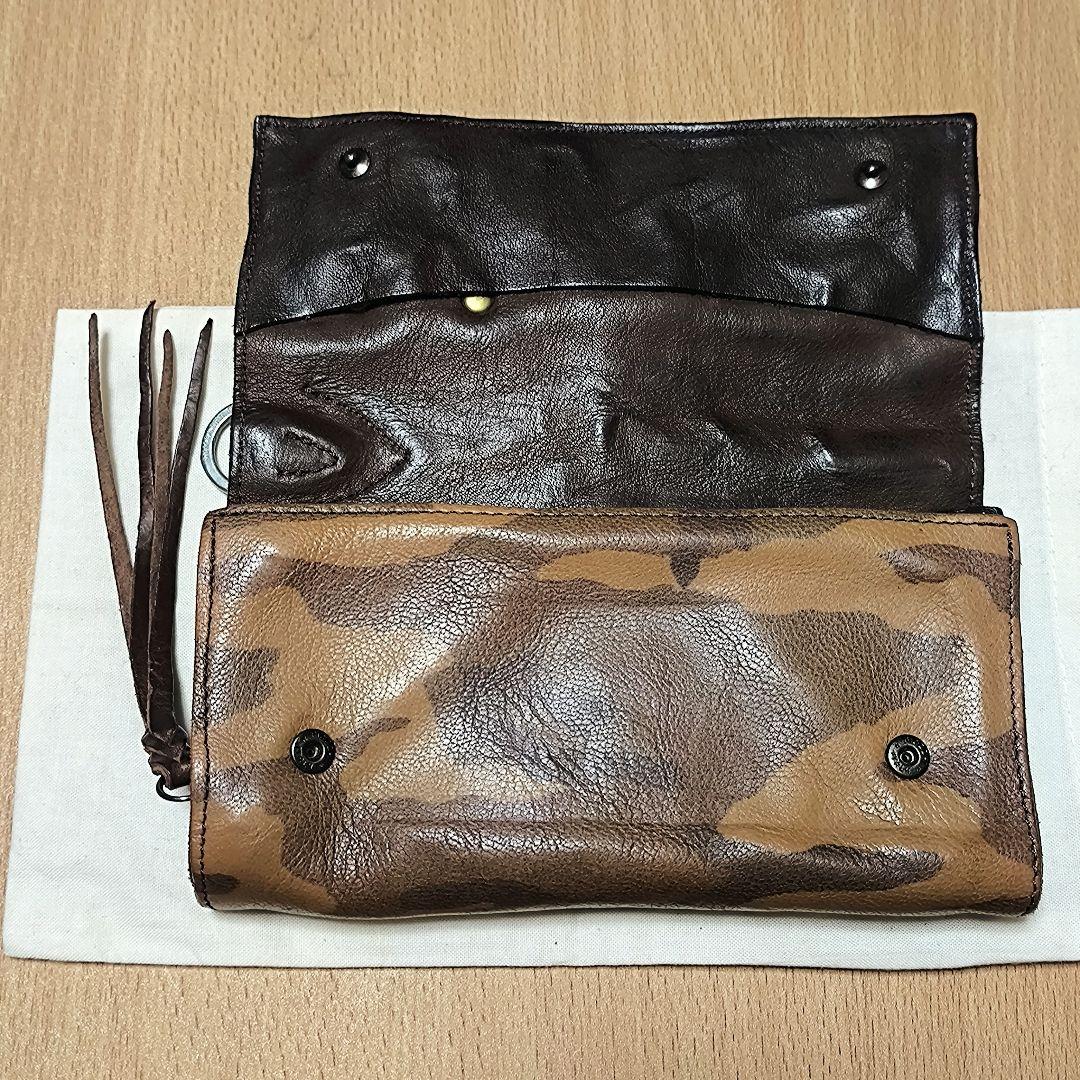 廃盤品　シンパシーオブソウル　アナック　ウォレット　迷彩　長財布　山羊革