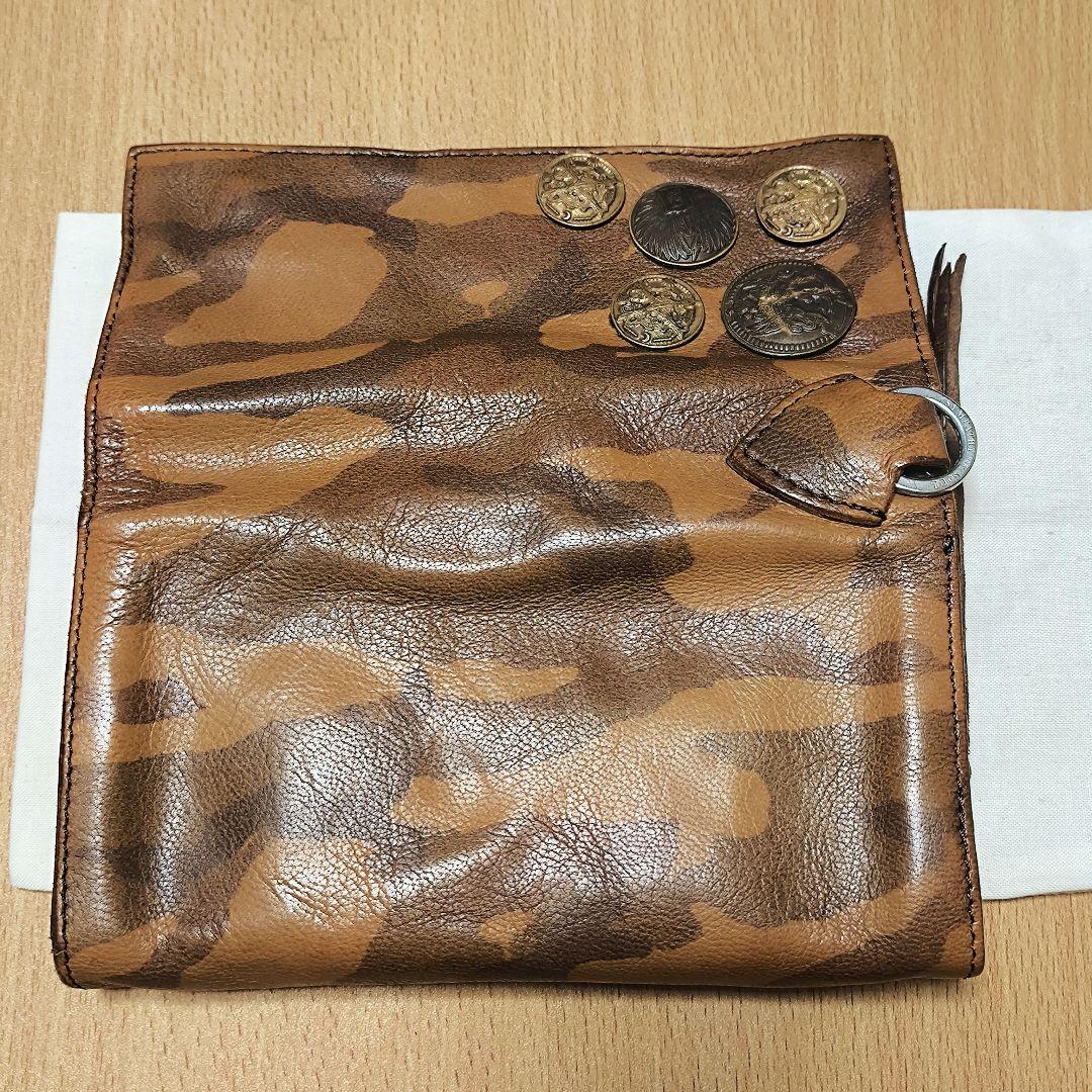 廃盤品　シンパシーオブソウル　アナック　ウォレット　迷彩　長財布　山羊革