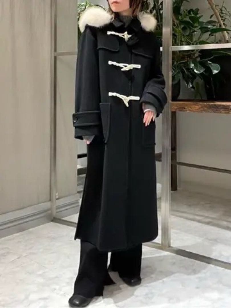 【最終お値下げ】GRACE CONTINENTAL ウールカルゼダッフルコート