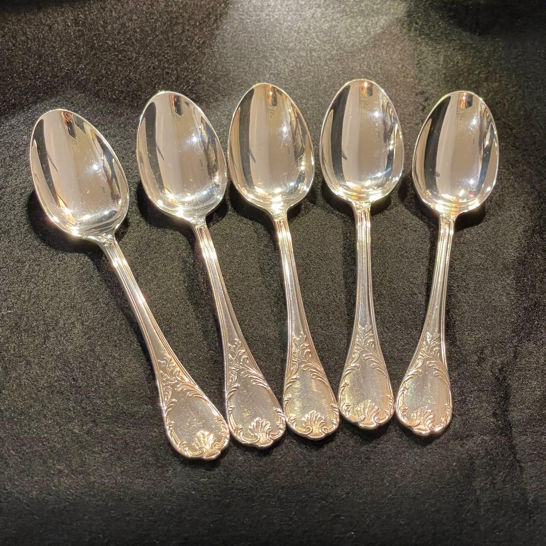 クリストフルChristofle シルバープレート スプーン5本セットカトラリー