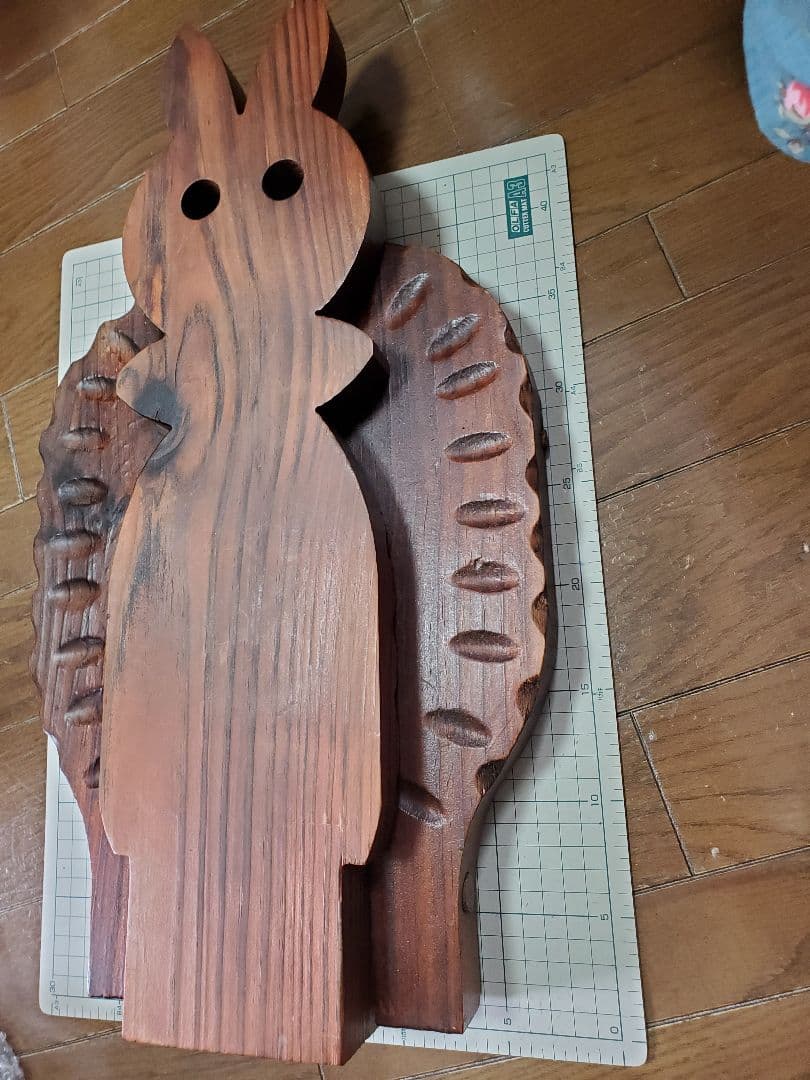 ヴィンテージ✨スペイン製三つ脚スツール店舗什器花台折り畳み式アニマルチェア3点✨