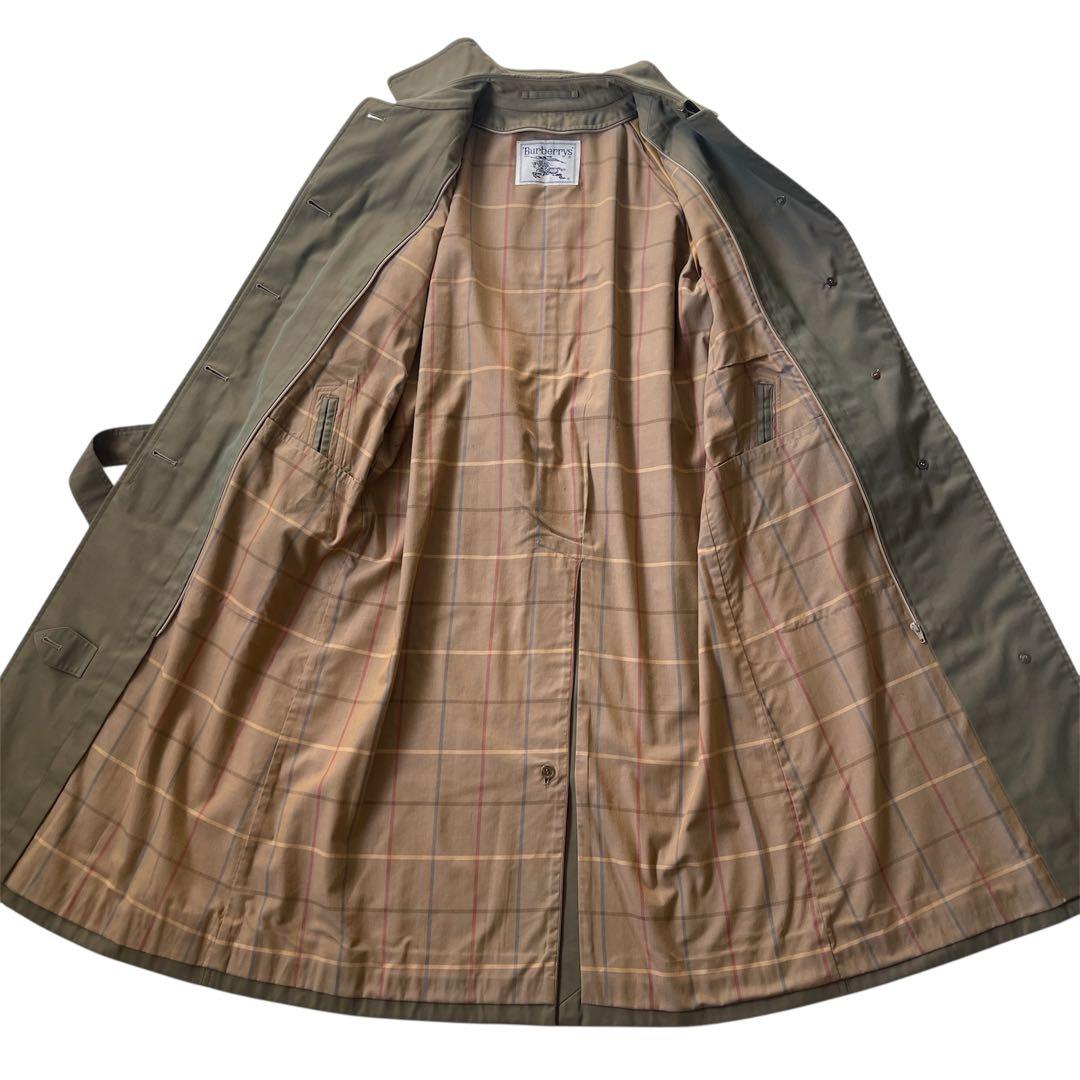 バーバリー トレンチコート 着丈110cm ロング丈 玉虫カラー ヴィンテージ