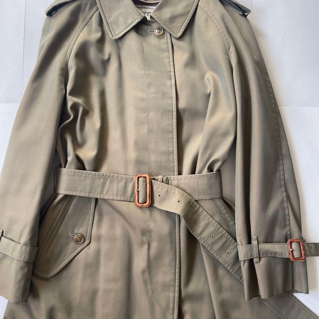 バーバリー トレンチコート 着丈110cm ロング丈 玉虫カラー ヴィンテージ