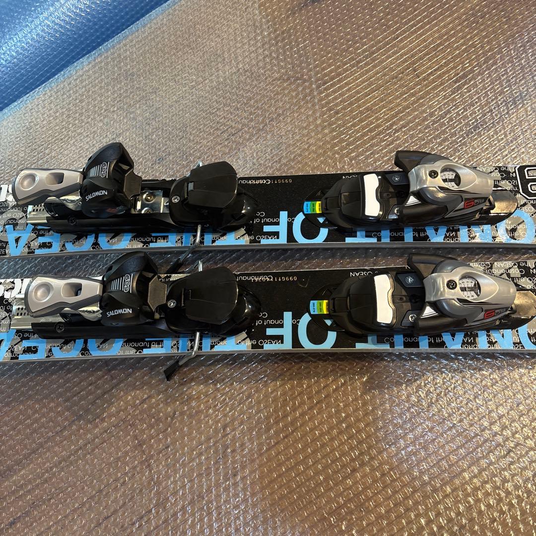 未使用　ほぼ新品　ショートスキー サロモン　調整ビンディングファンスキー
