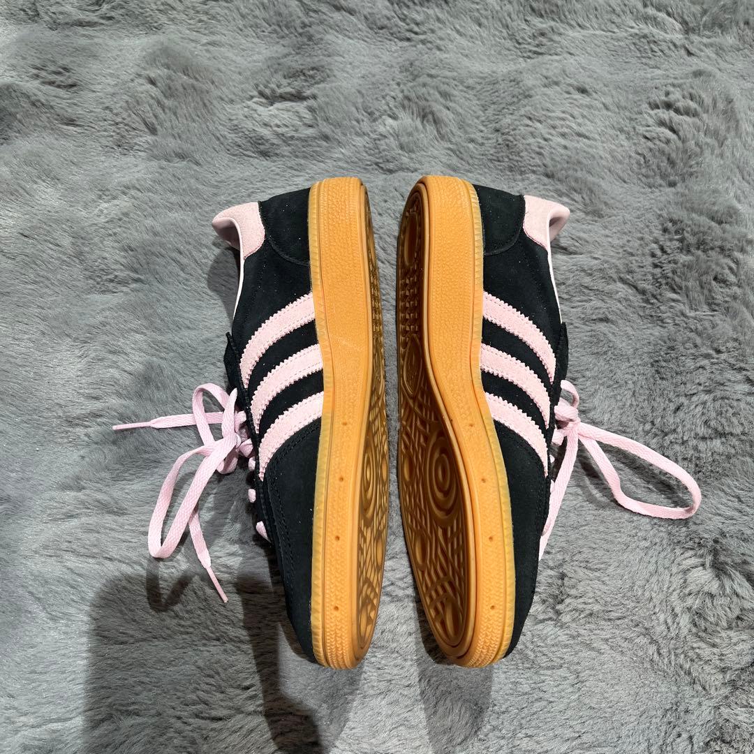 adidas スペツァイル　ブラック/ピンク スニーカー　23.5㎝