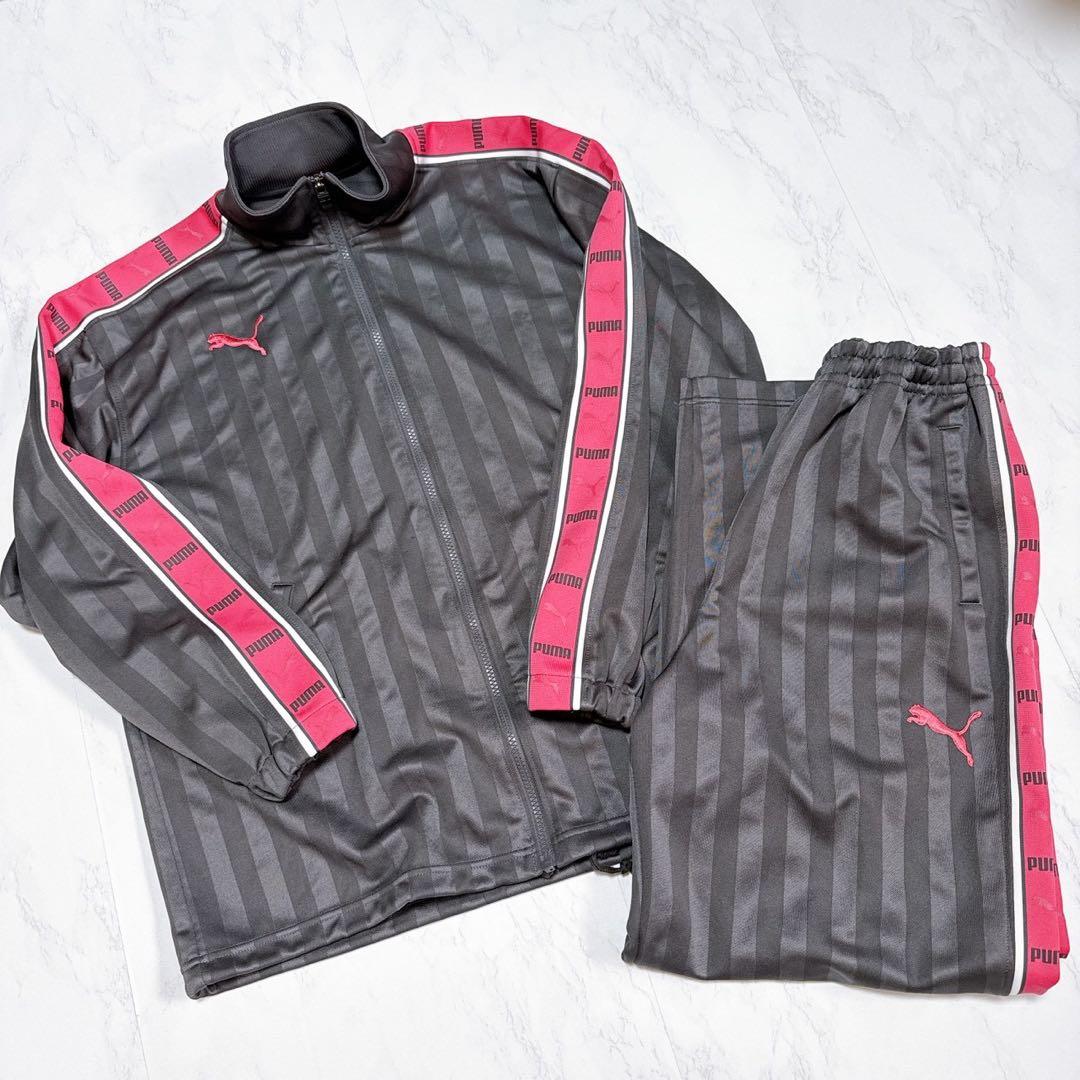 極美品✨PUMA ジャージ　セットアップ　トラックジャケット　ピンク　M