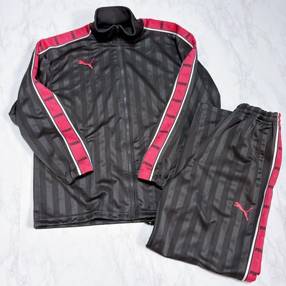 極美品✨PUMA ジャージ　セットアップ　トラックジャケット　ピンク　M