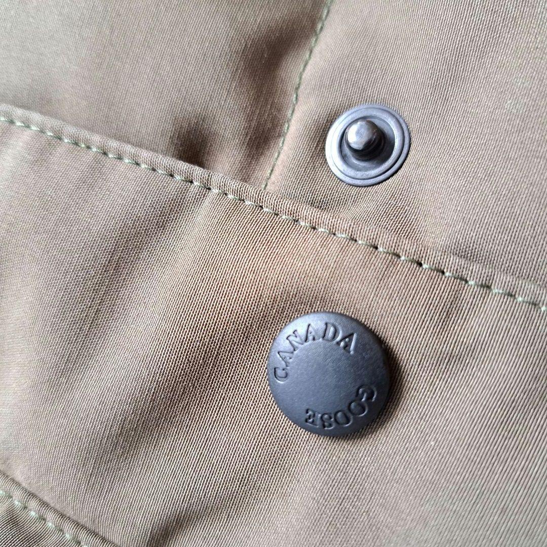 【クリーニング済】  オリーブ ダウンベスト GARSON