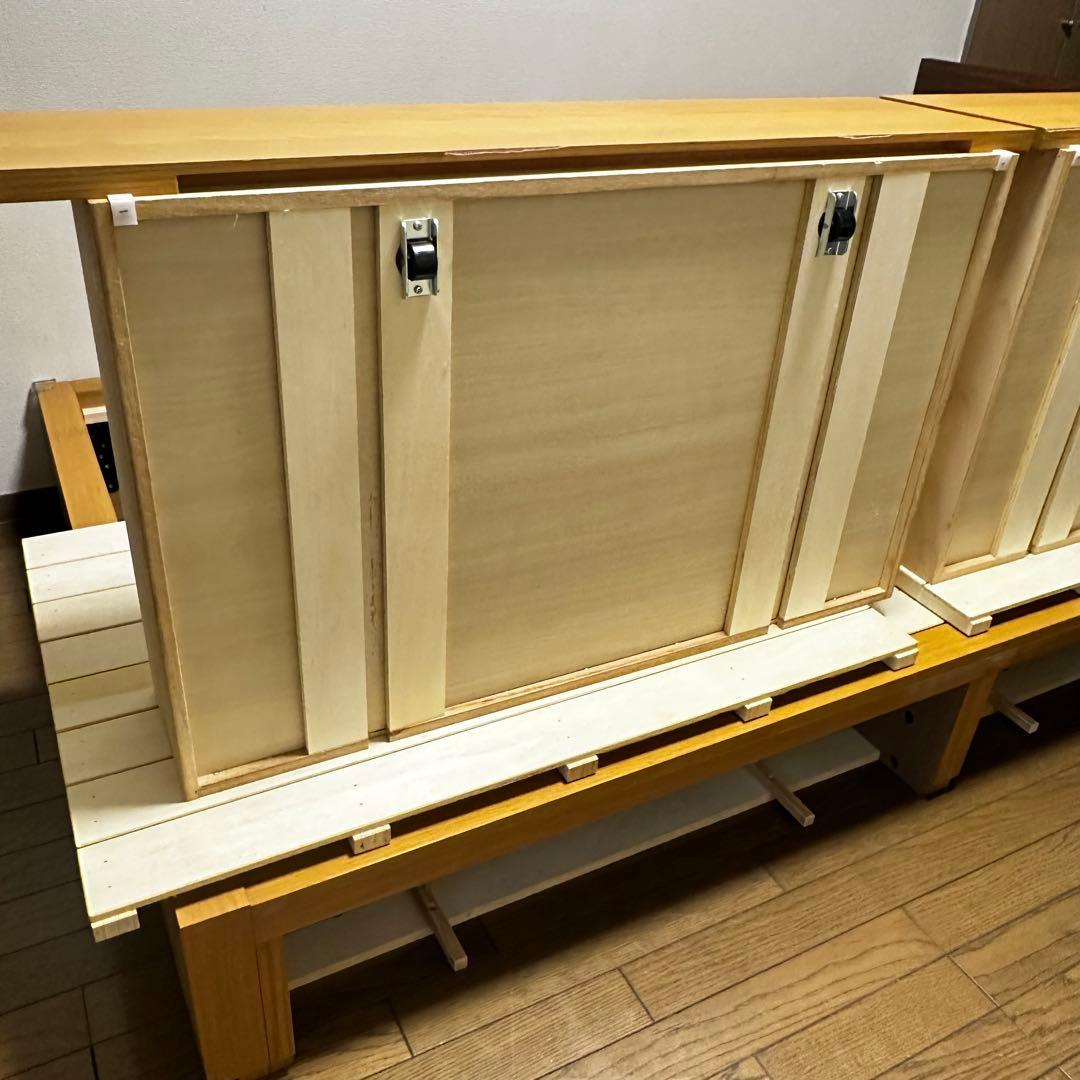 【廃盤品】無印良品 収納ベッド セミダブル オーク材 ※ 直接引渡しも可能