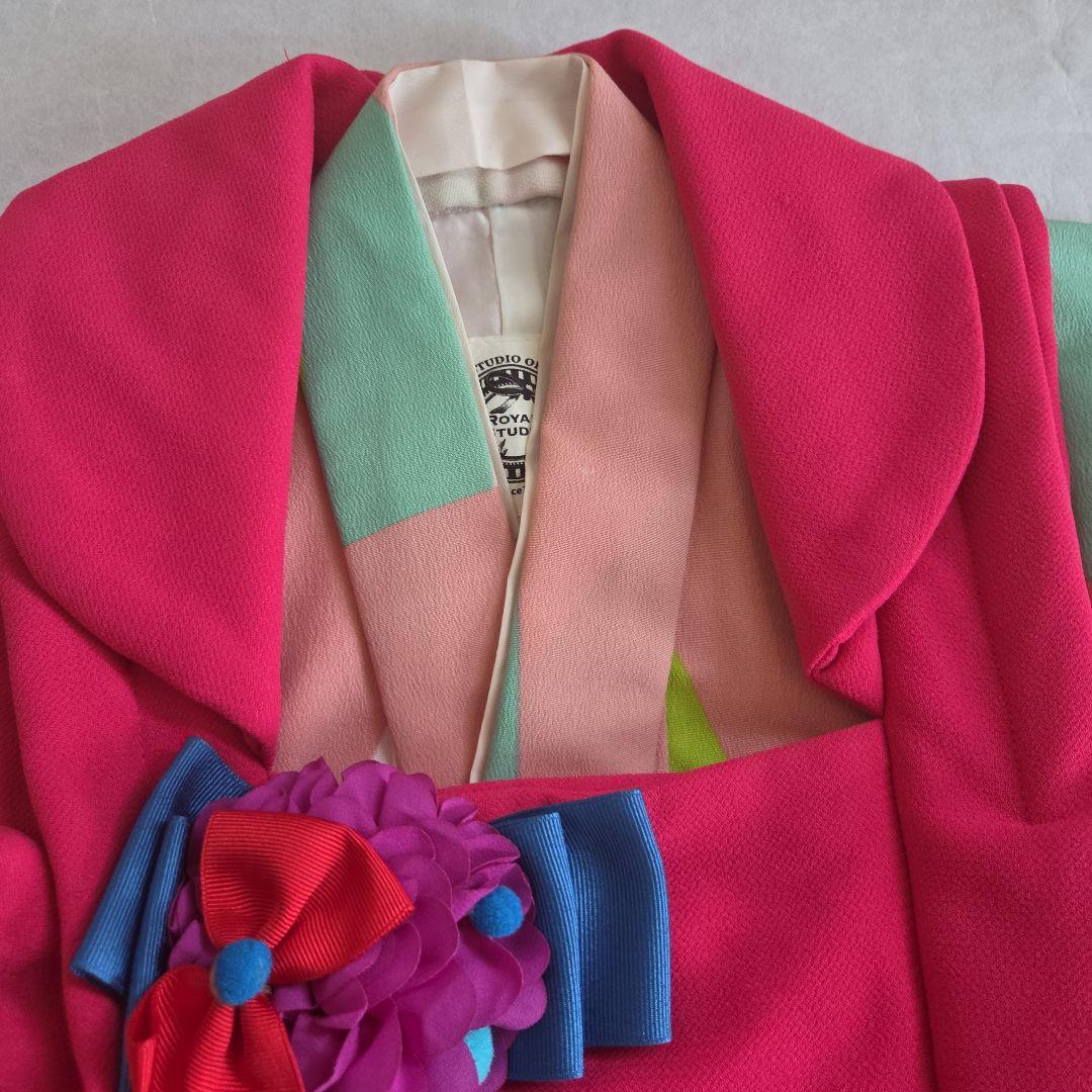 女の子　七五三　3歳 着物被布セツト　  STUDIO