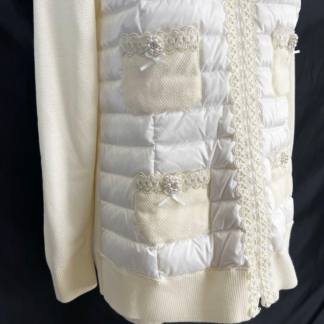 『未使用品』Super Beauty ハイブリッド　ダウンジャケット　ビジュー