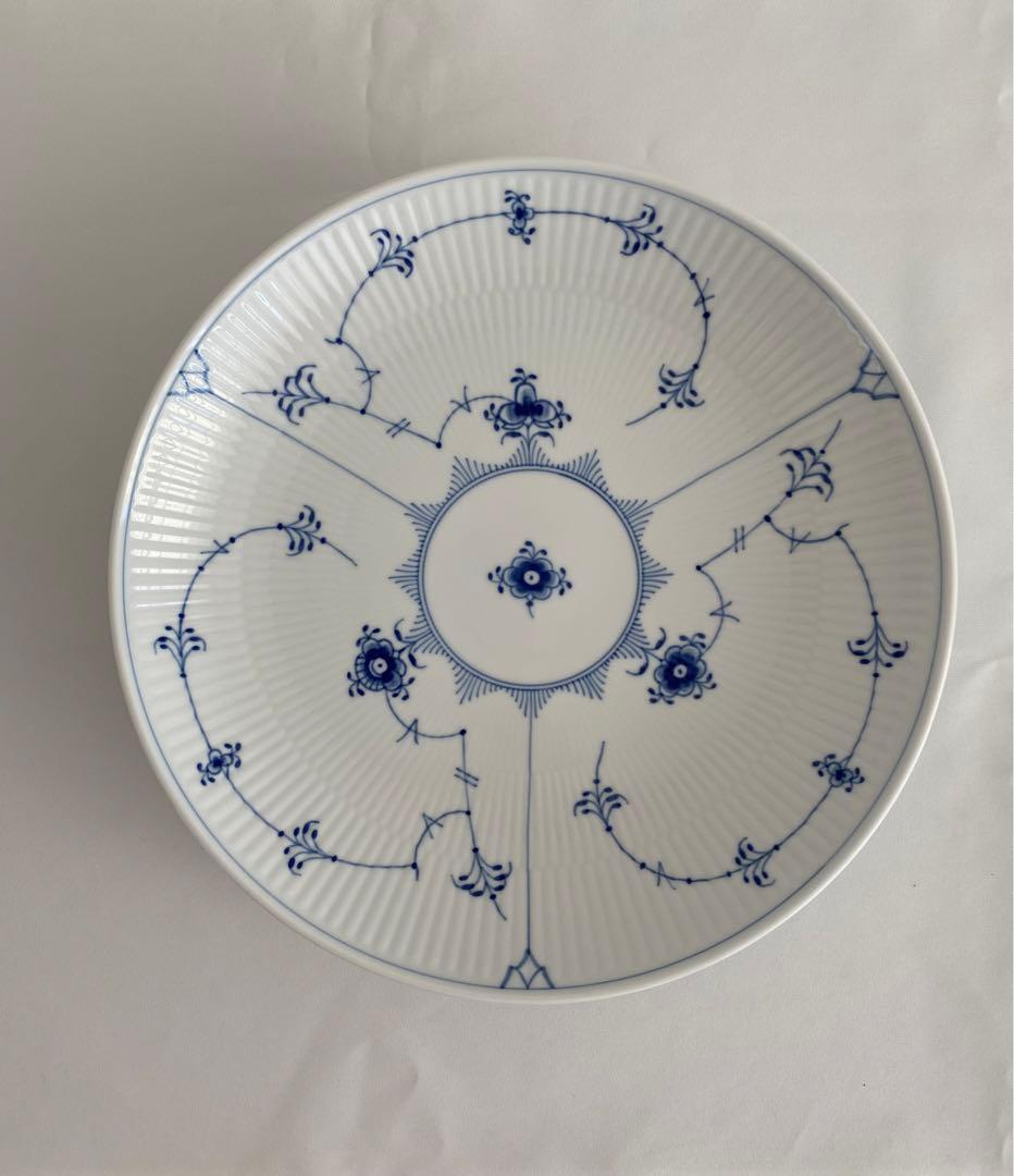 ロイヤルコペンハーゲン　ブルーフルーテッドプレイン　25cm な2枚セット