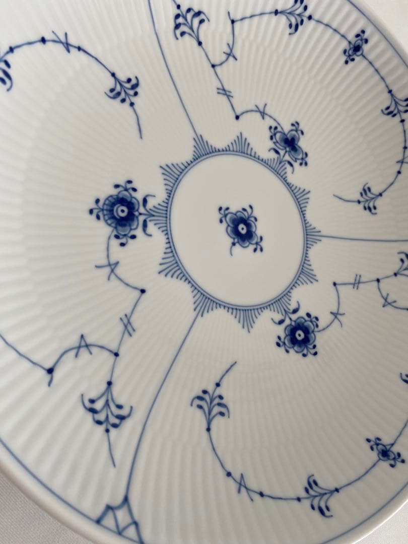 ロイヤルコペンハーゲン　ブルーフルーテッドプレイン　25cm な2枚セット