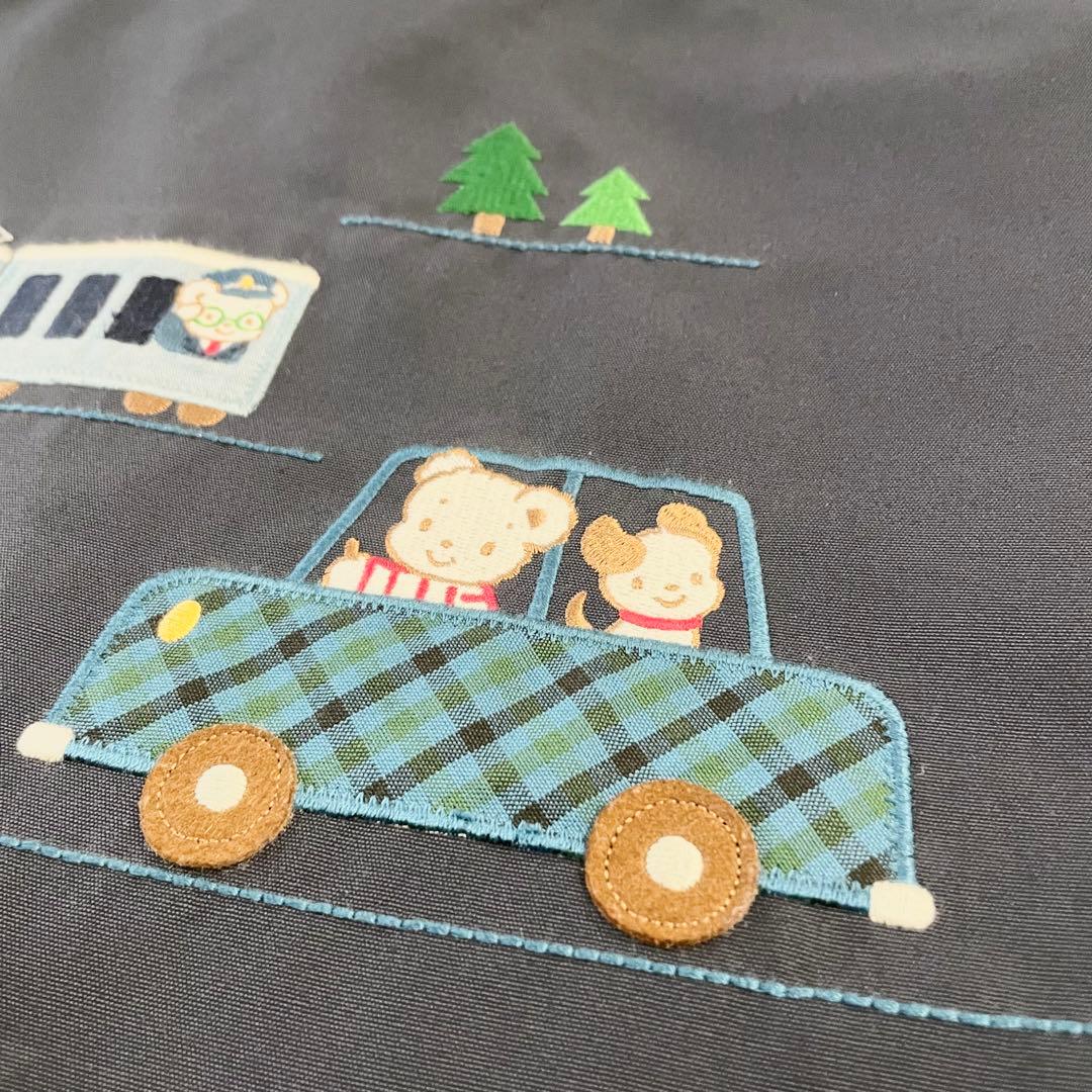 ファミリア　familiar レッスンバッグ　電車　車　バッグインバッグ