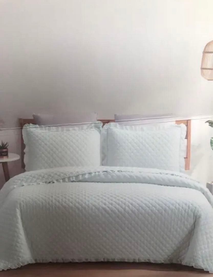 オシャレ！！キルトケット/マルチカバー/ベッドカバー/3点セット