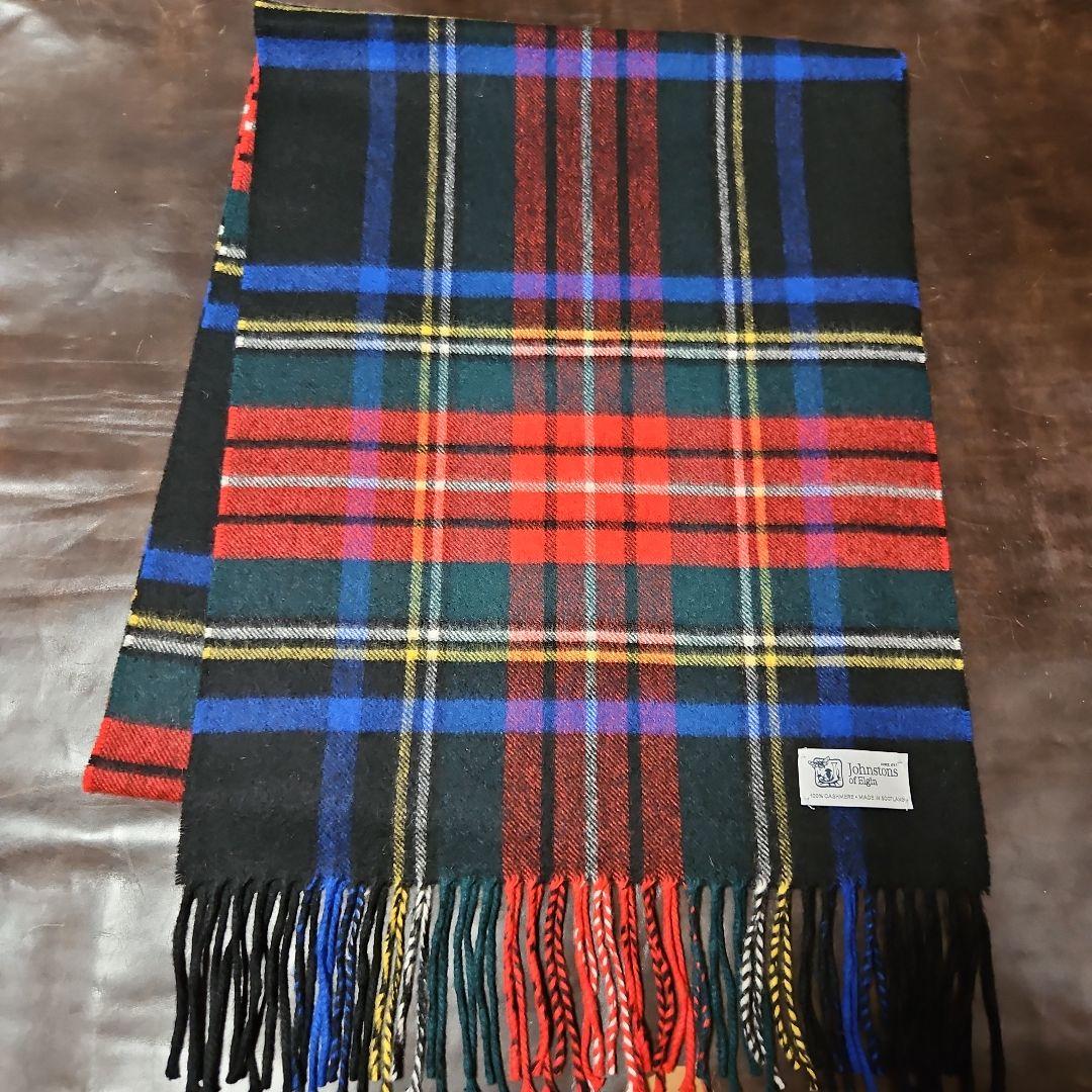 ジョンストンズ　中判カシミヤマフラー