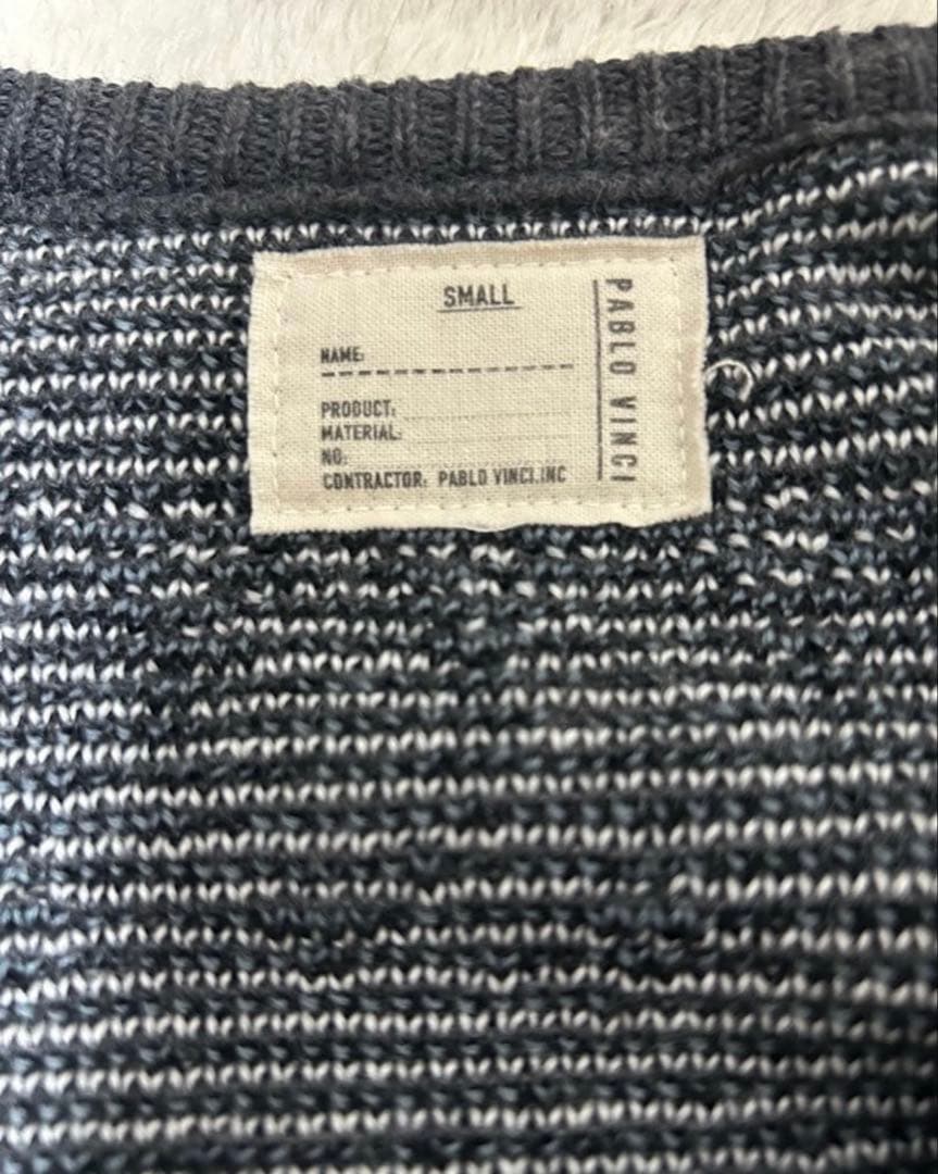 PABLO VINCI / Zip Knit Cardigan サイズS