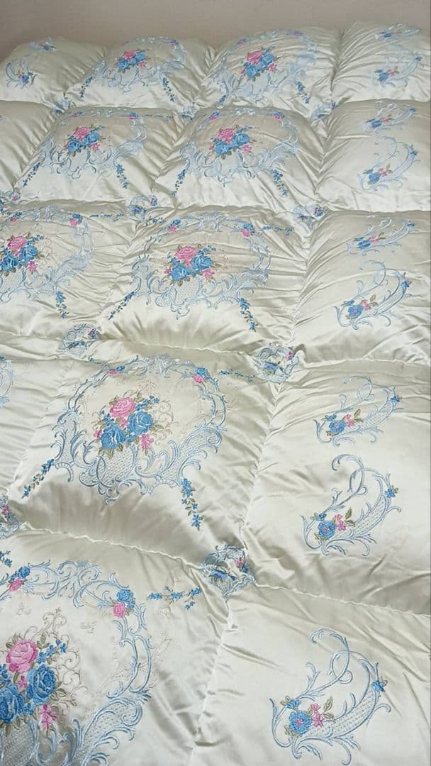 丸八真綿　冬用　羽毛掛け布団　ソワリー　羽毛　グース