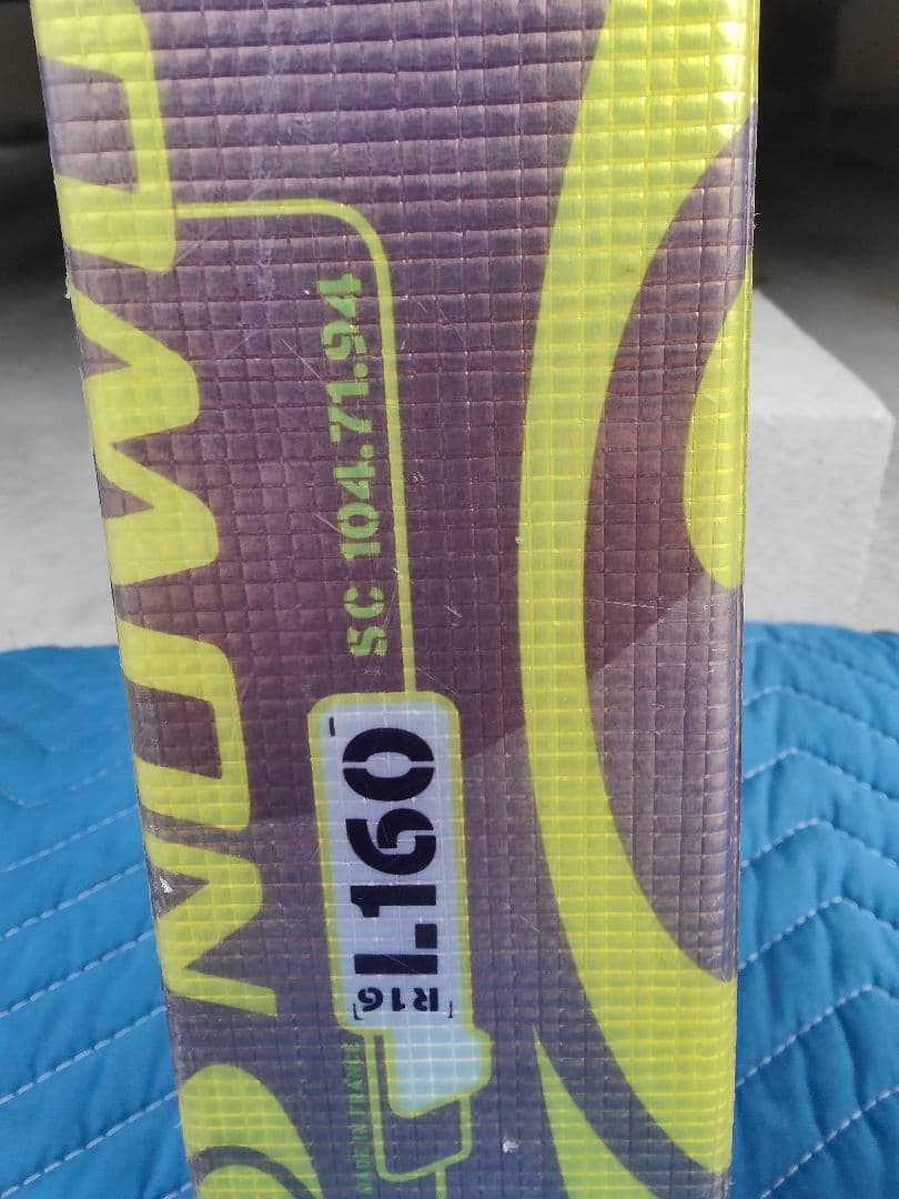 スキー板 salomon(サロモン) verse10 160cm　良品☆