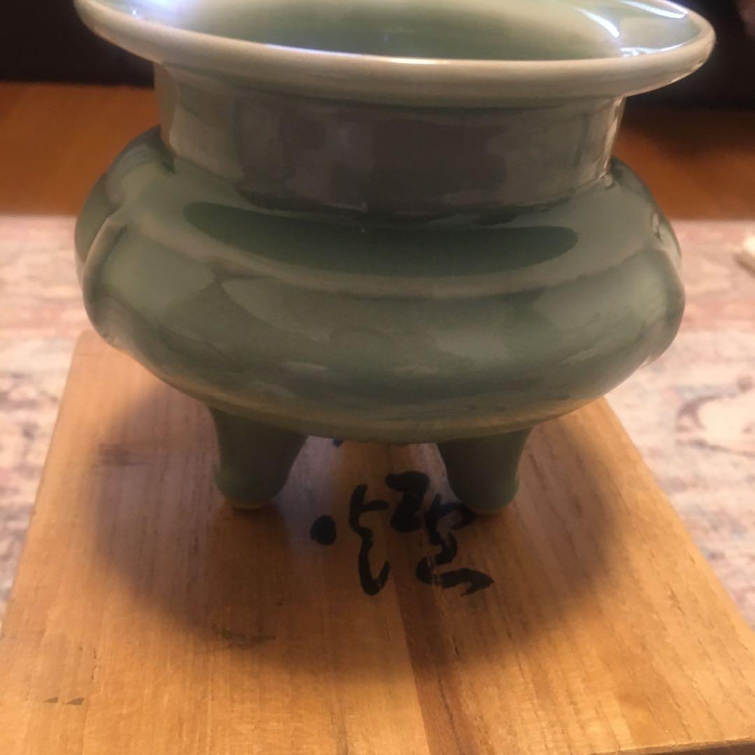 中国美術 古美術　青瓷 龍泉窯  香炉