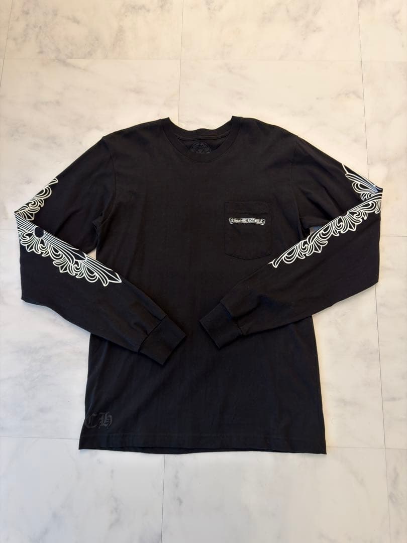 クロムハーツ ダガーアイチャート ロンT 試着のみ size.L