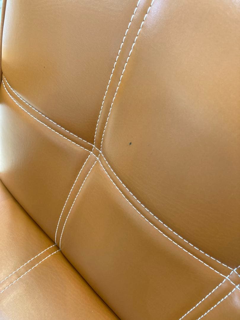 生産終了美容室理容室セット椅子スタイリングチェアーキャメルブラウンアンティーク