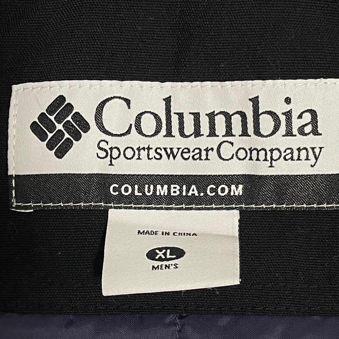 【美品】Columbia XL マウンテンパーカー　ジャケットブルゾンフード付き