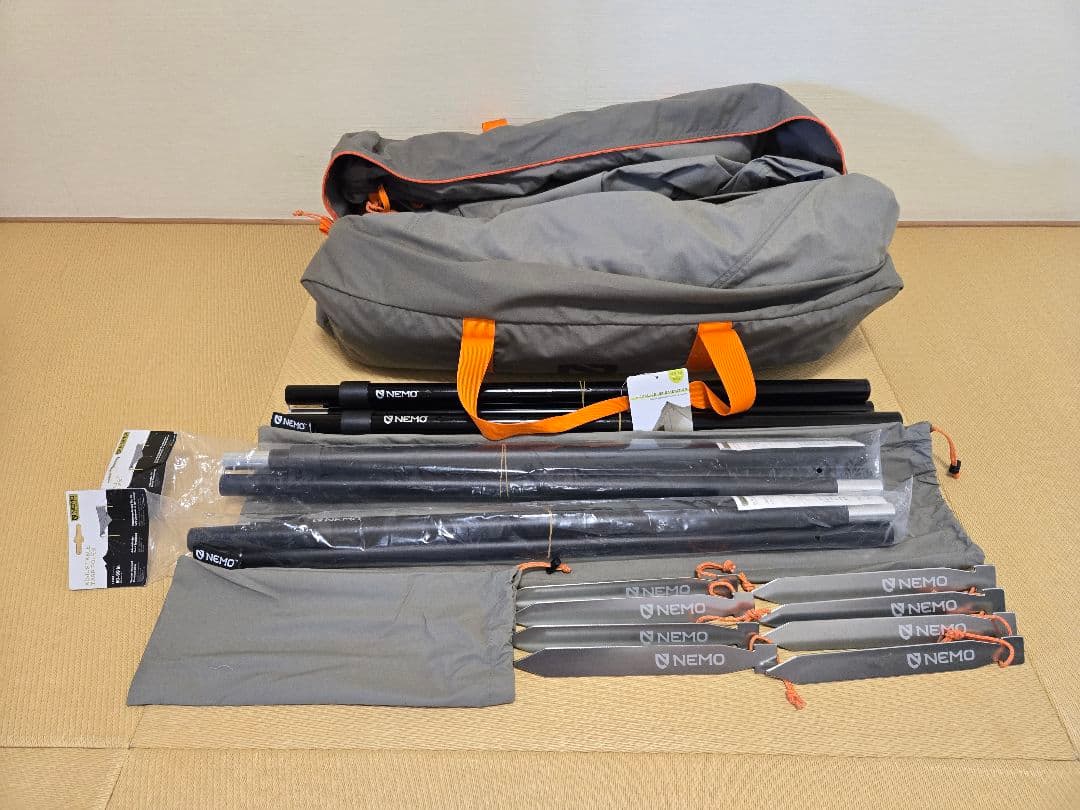 【新品未使用】NEMO ヘキサライトエレメント(廃盤)　追加ポールあり