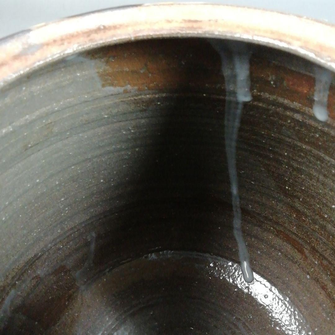 Ｗ２３６　水指　『萩文』『音羽山房　番浦史郎 作』　共箱　茶道具