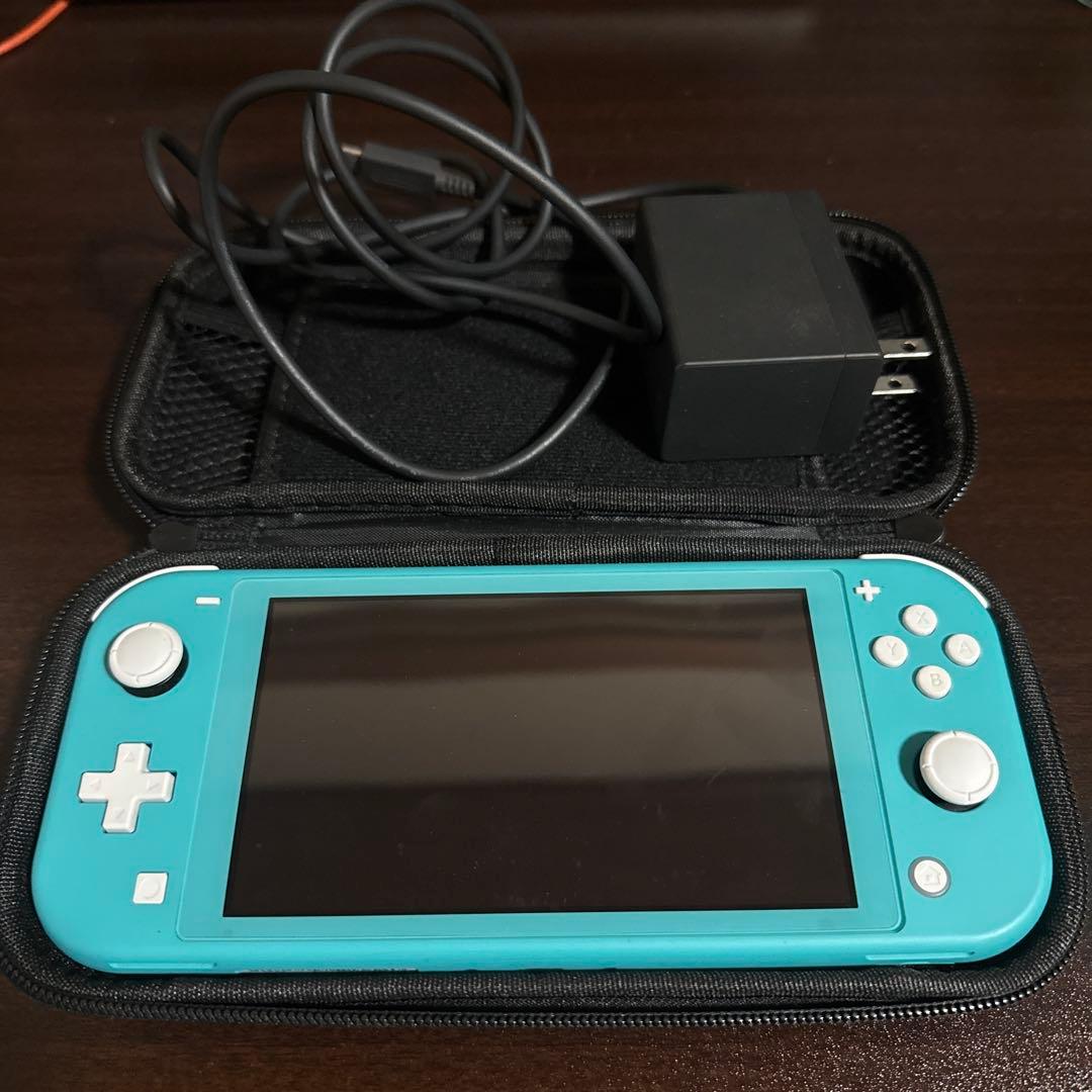 Nintendo Switch Lite ターコイズ 本体　ケース付き