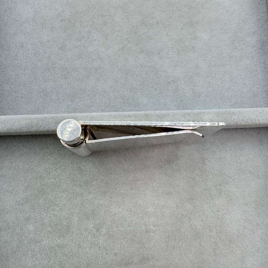 【ヴィンテージ】GUCCI マネークリップ　シルバー925 ロゴ